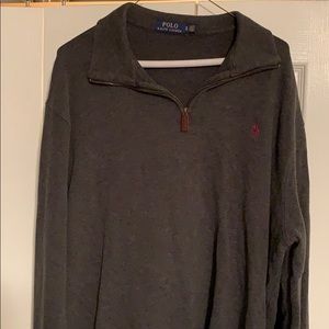 Gray Polo Sweater